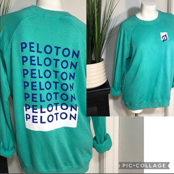 Peloton Other - Unisex Peloton Aqua Logo Pullover Sweatshirt New